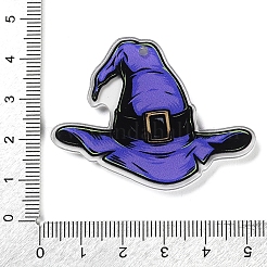 Большие акриловые подвески с двусторонним принтом на тему Хэллоуина OACR-Z023-02I