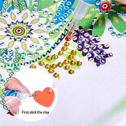 40шт 2 цвета сердце силиконовый клей глина DIY-SZ0003-44