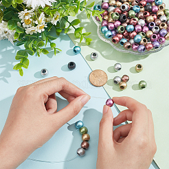 Непрозрачная акриловая бусина&nbsp;OACR-WH0037-08