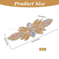 Цветок стекло исправление горный хрусталь FIND-WH0148-265A-01