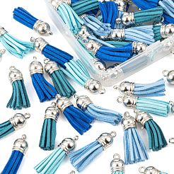 60 шт. 4 цвета искусственная замша подвеска с кисточкой украшения&nbsp;FIND-LS0001-04A