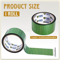 50 м лазерные блестящие бопп-пластмассовые декоративные клейкие ленты для альбома для вырезок&nbsp;AJEW-WH20002-57B-04