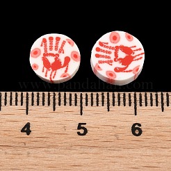 Cabochon in argilla polimerica fatti a mano di halloween&nbsp;CLAY-A007-06B