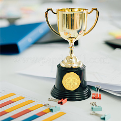 Самоклеящиеся наклейки с тиснением золотой фольгой DIY-WH0211-295