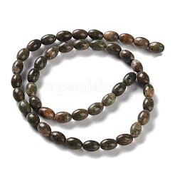 天然マルチカラー瑪瑙ビーズ連売り  ライス  9x6mm  穴：1mm  約44個/連  15.94インチ（40.5cm）&nbsp;G-I369-B14-01