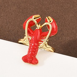 Латунные эмалевые регулируемые манжеты RJEW-C145-02A-G