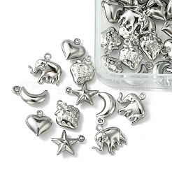 60 шт. 5 стиля подвески из нержавеющей стали 304 STAS-FS0001-45