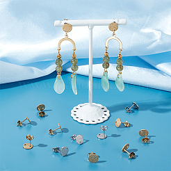 40 шт. 2 цвета фурнитура для сережек-гвоздиков из нержавеющей стали 304 STAS-UN0056-08