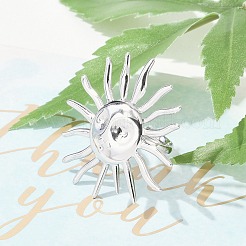 Кольца-манжеты Sun Open из нержавеющей стали 304 с защитой от потускнения&nbsp;RJEW-M047-03P