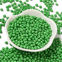 6/0 perles de rocaille en verre avec peinture à cuisson opaque&nbsp;SEED-M012-02A-06