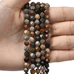 Натуральные нити из бисера пикассо G-Z119-A25-02