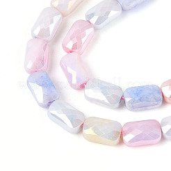 Антикоррозийные гальванические стеклянные бусины&nbsp;GLAA-T025-29F