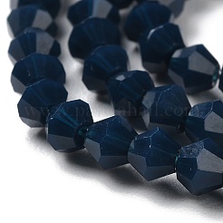 Opaque couleur unie imitation jade perles de verre brins&nbsp;LS-GLAA-F029-P4mm-09