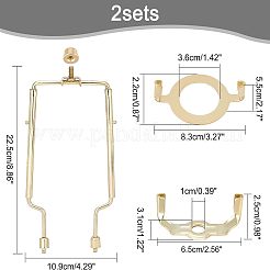 Eisenlampenschirm Harfenhalter&nbsp;AJEW-OC0002-67G