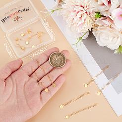 10 шт. 925 цепочки-удлинителя из стерлингового серебра&nbsp;STER-BBC0007-94B