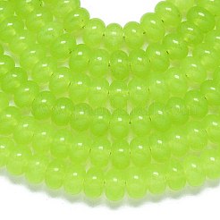 Натуральный Malaysia нефритовые бусы пряди&nbsp;G-B165-G01-5x8mm-05