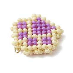 Подвески в виде отпечатков лап из бисера&nbsp;PALLOY-MZ00573-01