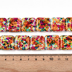 Синтетических нитей бирюзовые бусы TURQ-T004-09A-06