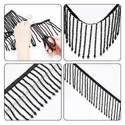 Ahademaker 1 ярдовая лента с кисточками из стеклянных бусин OCOR-GA0001-50B