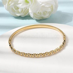 Bracelets à charnière en acier inoxydable 304 avec strass pour femmes&nbsp;BJEW-B168-03B-G