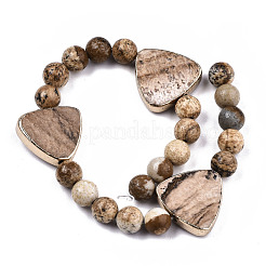 Натуральные нити яшмы&nbsp;G-T131-65