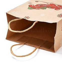 Rechteckige Papiertüten zum Thema Weihnachten mit Heißprägung&nbsp;CARB-F011-02D