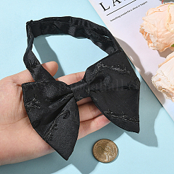 1 шт. полиэстеровый искусственный шелк галстук-бабочка для жениха&nbsp;AJEW-SP0003-31A