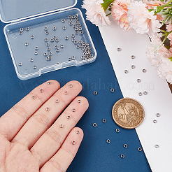 100 шт. 201 нержавеющая сталь разделительные бусины&nbsp;STAS-UN0059-49