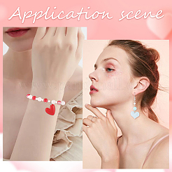 36 шт. подвески из прозрачной и непрозрачной смолы 6 стилей&nbsp;RESI-SC0002-97