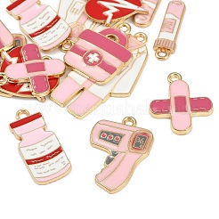 14 шт. 7 стиля подвески из сплава и эмали на медицинскую тематику&nbsp;ENAM-FP0003-07