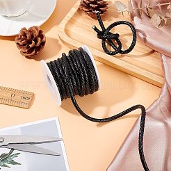 Cordon en cuir tressé avec âme&nbsp;WL-OC0001-02
