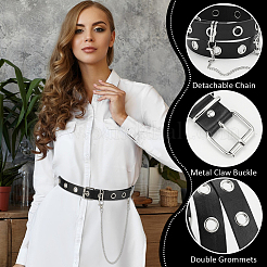 Ремни из искусственной кожи в стиле панк-готики&nbsp;AJEW-WH0515-43P