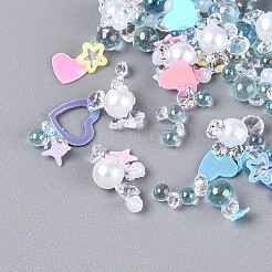 Paillettes brillantes pour ongles en plastique&nbsp;MRMJ-T080-13E