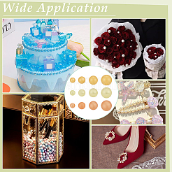 2610 шт. бусины из искусственного жемчуга&nbsp;RESI-PH0002-54A