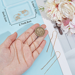 10 шт. латунные серьги-гвоздики KK-BBC0013-76