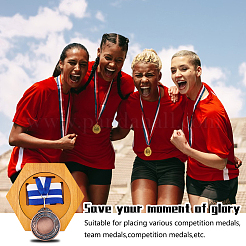 Самоклеящиеся деревянные держатели медалей AJEW-WH0009-55