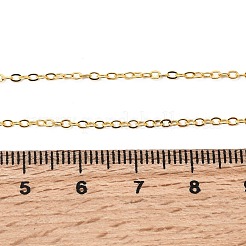 真鍮のアズキチェーンネックレス  ゴールドカラー  18インチ（45.7cm）  2x1.5mm&nbsp;SW028-G