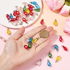 Подвески из гальванического стекла&nbsp;FIND-SP0004-73