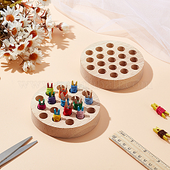 Держатель для ниточек с деревянным зажимом FIND-WH0139-236