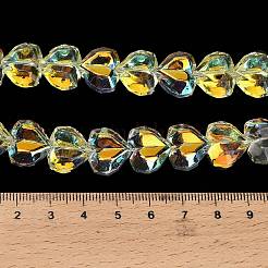 Гальванизируйте прозрачное стекло бисер нитей&nbsp;EGLA-B012-AB02