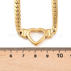 Ионное покрытие (ip) плоское кубинское звено массивная цепь ожерелье&nbsp;NJEW-Q335-13G