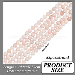 1 brin de perles d'opale rose naturelle&nbsp;G-ME0001-34