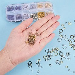 Открытые прыжковые кольца латунные прыжковые кольца KK-PH0034-93