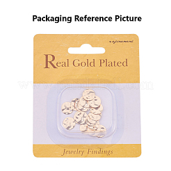 Серьги-кольца из латуни X-EJEW-A056-36G