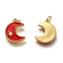 Латунь эмаль подвески&nbsp;KK-B026-20G