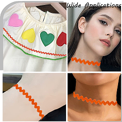 4 карточка 2 стиля полиэстеровая волнистая бахрома отделочная лента DIY-GF0009-48G