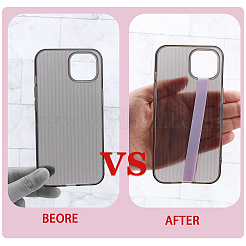 6 шт. 6-цветный силиконовый чехол для мобильного телефона с ремешком на запястье&nbsp;AJEW-DR0002-51