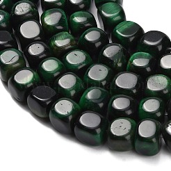 Природных тигровый глаз бисер нитей G-F810-A01-8mm