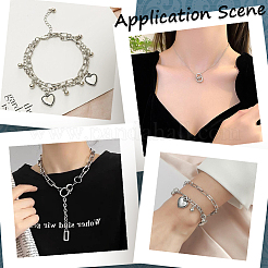 10 шт. 925 разъемных соединительных кольца из стерлингового серебра&nbsp;STER-BBC0007-85B