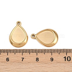 Оправы для подвесок из нержавеющей стали 304 в виде кабошонов STAS-L303-31G